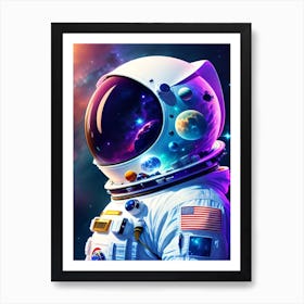 Galaxy's Embrace Art Print