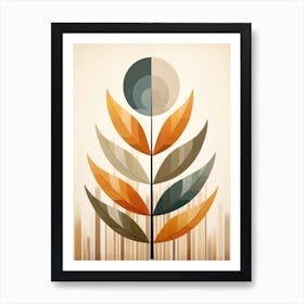 Abstract Leaf Art Print