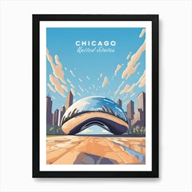 ChicagoTravel Poster Art Print