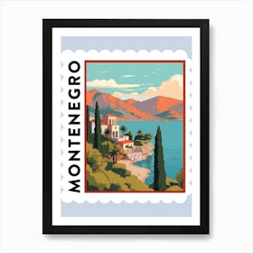 Montenegro 4 Travel Stamp Poster Art Print