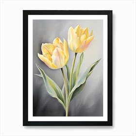 Yellow Tulips Art Print