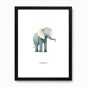 Elephant 2 Kids Animal Poster Art Print