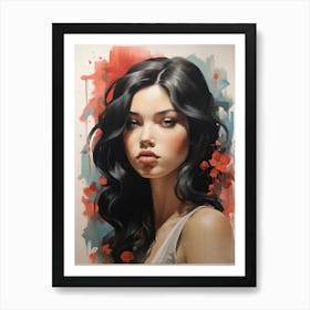 Adrianne Art print Art Print