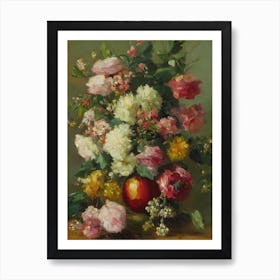 Apple Blossom Painting 1 Flower Art Print