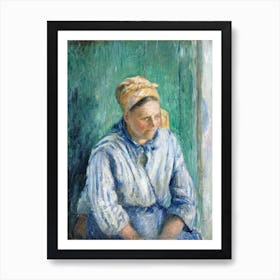 Washerwoman, Study (1880), Camille Pissarro Art Print