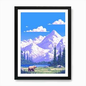 Pixel Art 1 Art Print