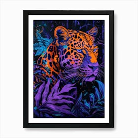 Jaguar In The Jungle 4 Art Print