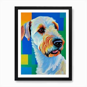 Airedale Terrier Fauvist Style Dog Art Print