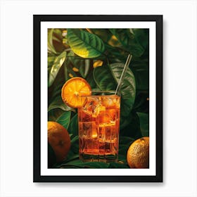 Iced Tea With Oranges 2 Poster