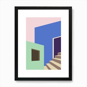 Stairway To Heaven minimalism art 1 Art Print