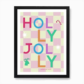 HOLLY JOLLY Art Print