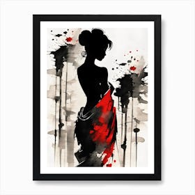 Japanese Woman 1 Art Print