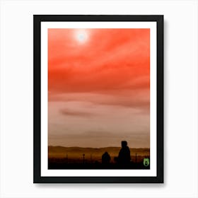 Sunset On A Hill 20200604789rt1pub Art Print