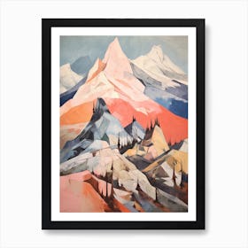 Mount Root Usa 2 Mountain Painting Art Print