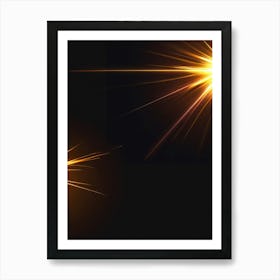 Golden Rays Art Print