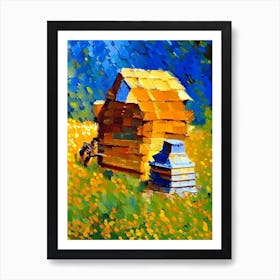 Apiculture Beehive 1 Painting Art Print