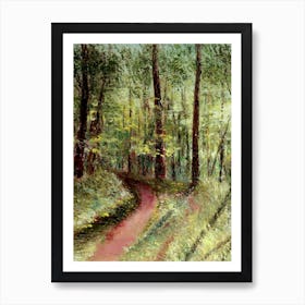 The path on the forest Art Print