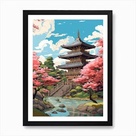 Tofuku Ji Japan  Illustration  1  Art Print