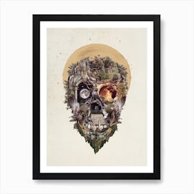 Skull Castle 4 Art Print