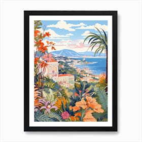 Jardin Exotique De Monaco Illustration 1 Art Print