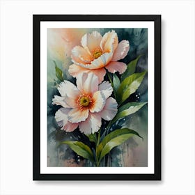 Peonies Art Print