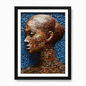 Woman'S Face 3 Art Print