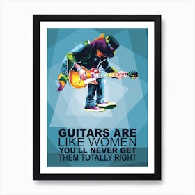 Slash  Quotes Art Print