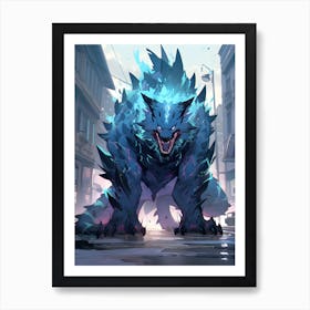 Pokemon Monster Art Print