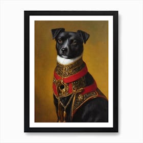 Glen Of Imaal Terrier Renaissance Portrait Oil Painting Art Print