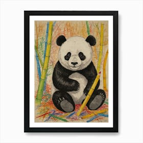 Panda Bear 32 Art Print