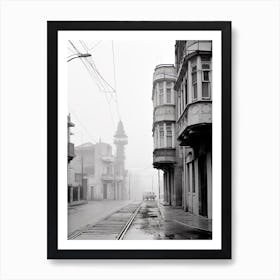 Izmir, Turkey, Photography In Black And White 4 Art Print