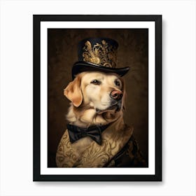 Labrador Retriever Baroque 2 Art Print