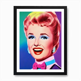 Debbie Reynolds Pop Movies Art Movies Art Print