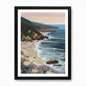 Summer Seascape Oil Painting 2 Art Print