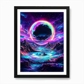 Rainbow Ring Art Print