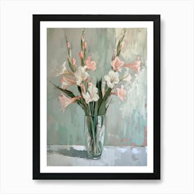 A World Of Flowers Gladiolus 4 Painting Art Print