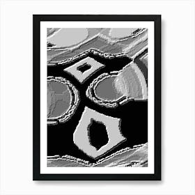 Black And White Art Print