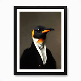 Pinguin Henry The Servant Pet Portraits Art Print