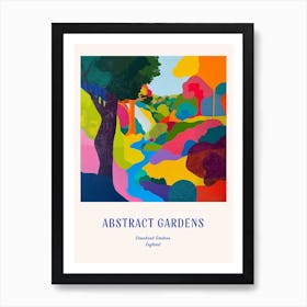 Colourful Gardens Stourhead Gardens United Kingdom 2 Blue Poster Art Print