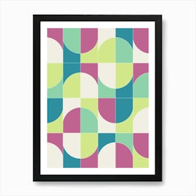 Bold Geo Tiles 04 Art Print