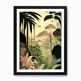 Hidden Paradise 3 Rousseau Inspired Art Print