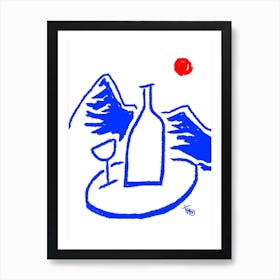 After Ski Art Print