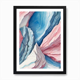 Abstract Watercolor Painting Art Print