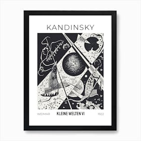 Kleine Welten VI, Wassily Kandinsky Art Print