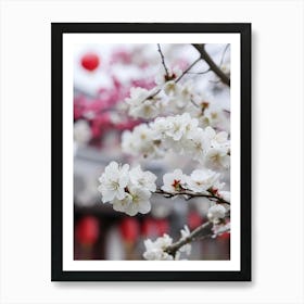 Cherry Blossoms In Spring Art Print