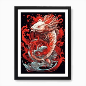 Koi Fish Art Print