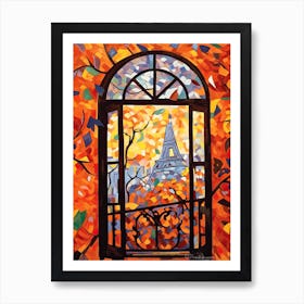 Paris Window 1 Art Print