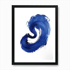 Blue Wave 6 Art Print