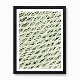 Netting Background fishing net maritime Art Print