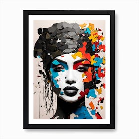 Portrait Of A Woman 1 Art Print